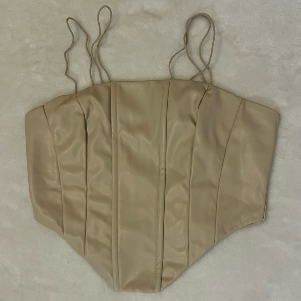 Fashion Nova Crème Corset